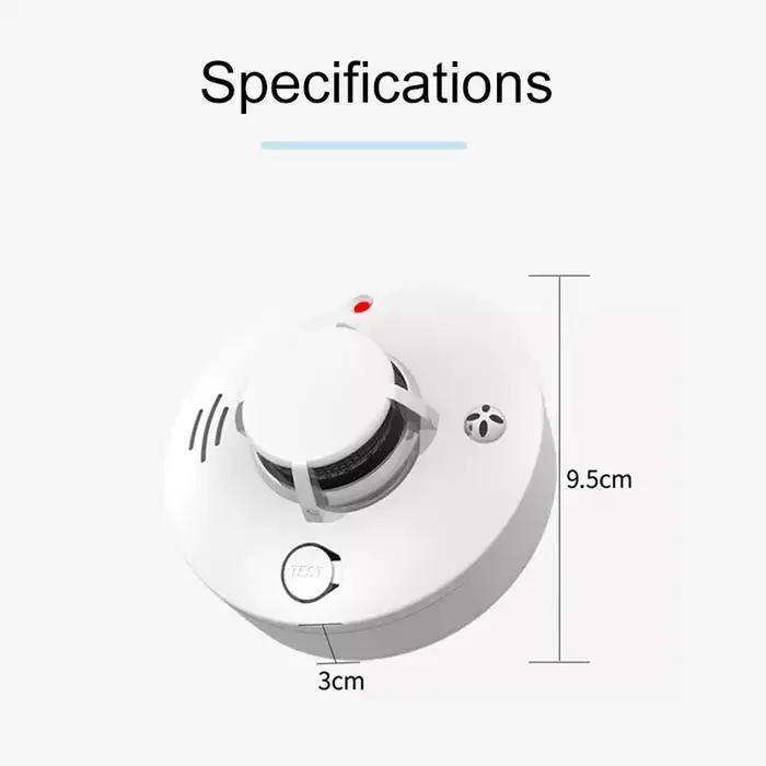 Tuya WiFi Zigbee détecteur de fumée Protection incendie