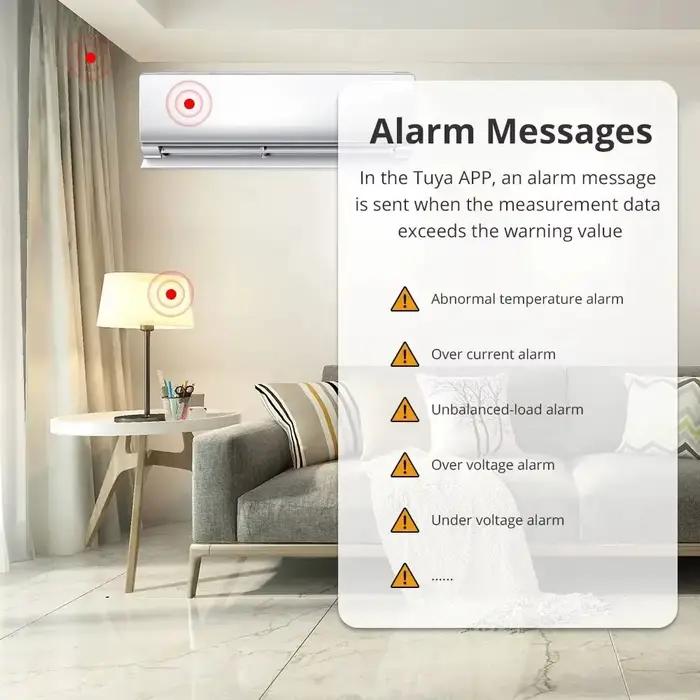 Zemismart Zigbee compteur d'énergie intelligent 3 phases 4 fils capteur de moniteur de puissance Zig