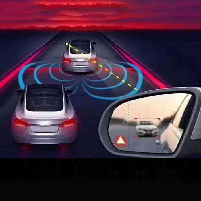 BSD lentille lumière voiture système des angles morts alarme radars sécurité conduite 2 pièces
