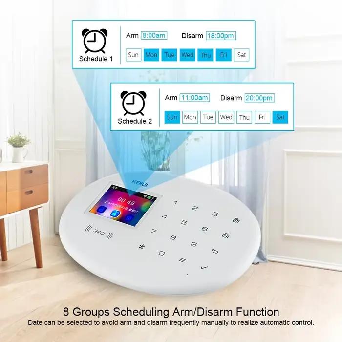 KERUI W204 4G système d'alarme domestique sans fil WIFI GSM alarme Tuya
