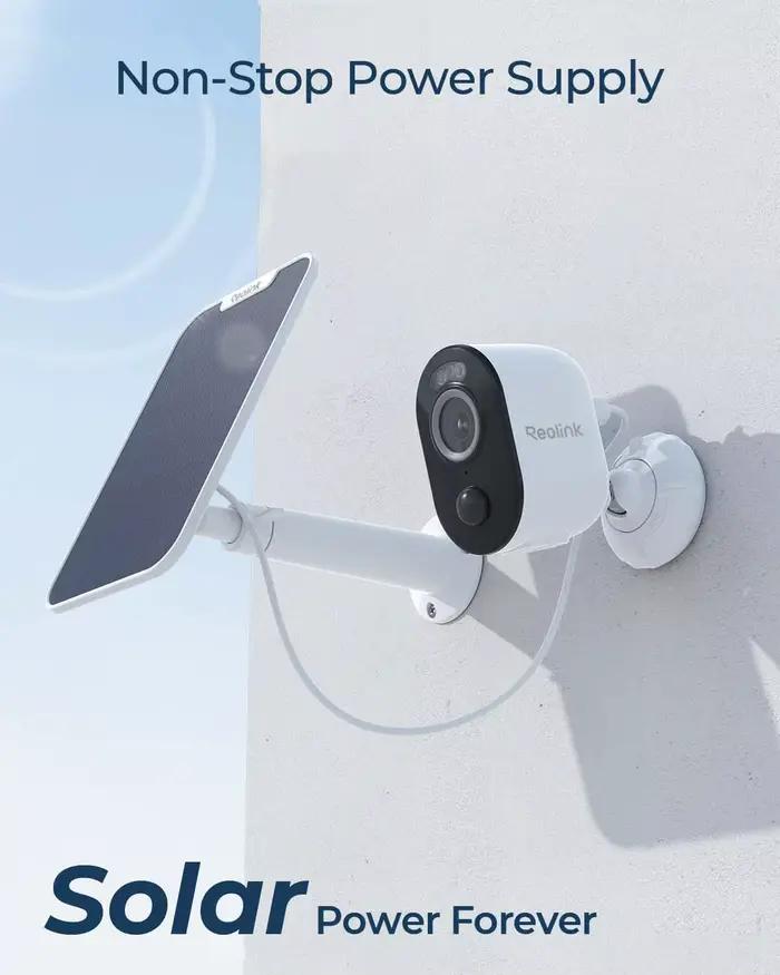 REOLINK 5MP caméras de sécurité sans fil extérieures double bande WiFi batterie caméra détection intelligente