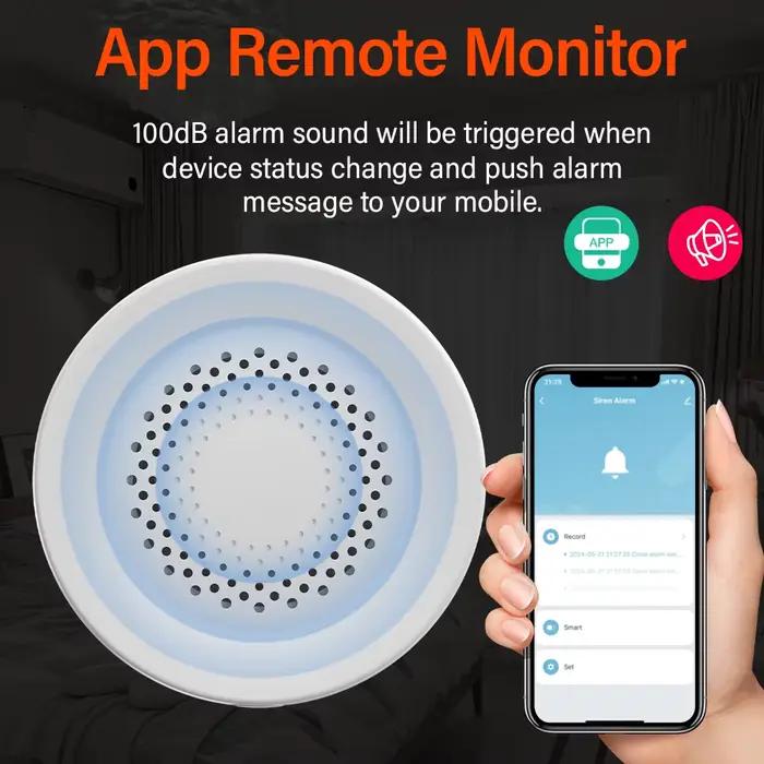 Tuya – sirène d'alarme WiFi pour la sécurité de la maison