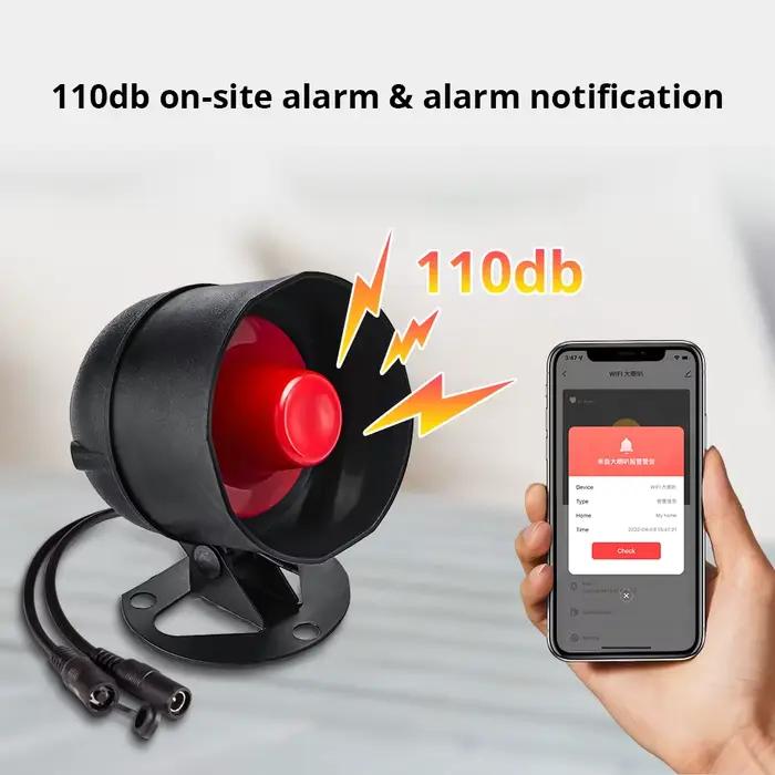 KERUI Tuya WIFI sirène système d'alarme Installation Simple capteur infrarouge connexion télécommande ensemble de Protection de sécurité à domicile