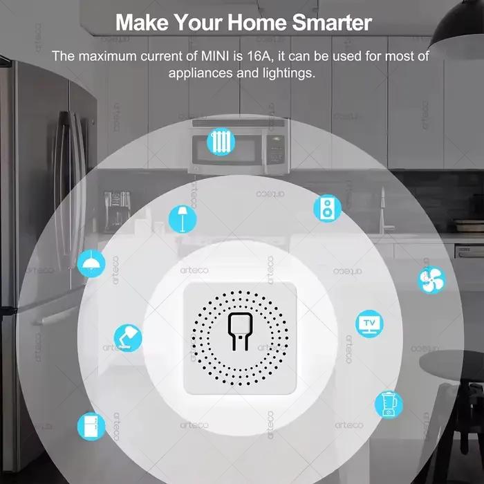Mini Module de commutation intelligent ZigBee 16A