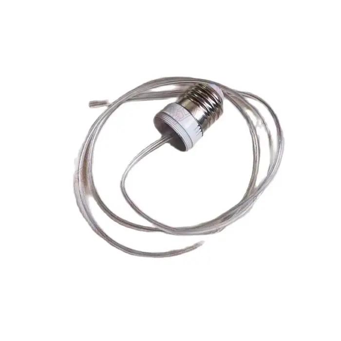 Support de lampe en plastique pour modification d'éclairage en cristal vis de support de lampe, fil,