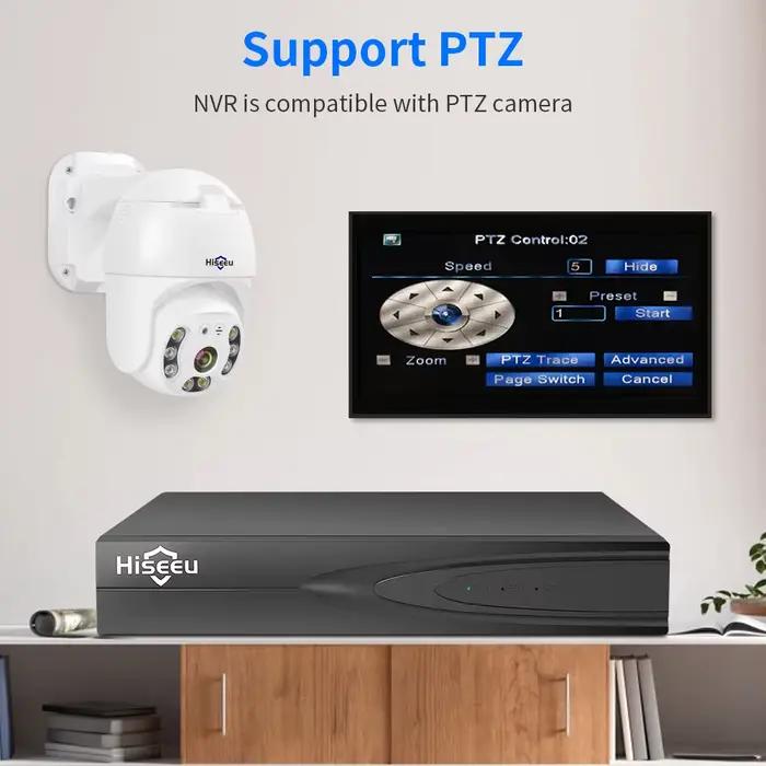Hiseeu – caméra de sécurité H.265 + IP CCTV NVR