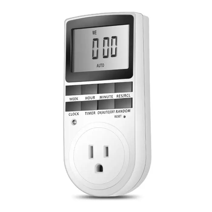 Minuterie numérique Programmable, interrupteur de temps, sortie 230V 220V 120V 16A 15A 13A 10A UK EU US, prise de minuterie de cuisine 60Hz