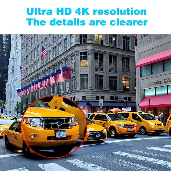 Caméra de vidéosurveillance HD analogique 4K