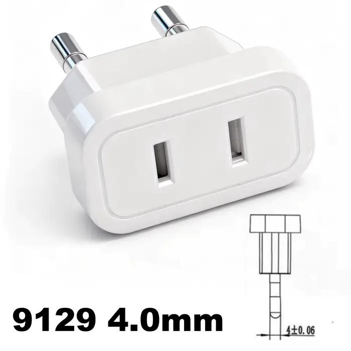 Adaptateur de prise de courant de voyage US vers EU, USA, japon vers corée du sud, russie, Europe, c