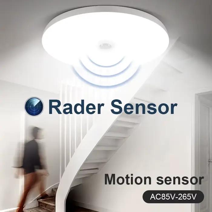 Led capteur de mouvement lumière 85-220V plafonnier pour maison couloir escalier véranda salon chamb