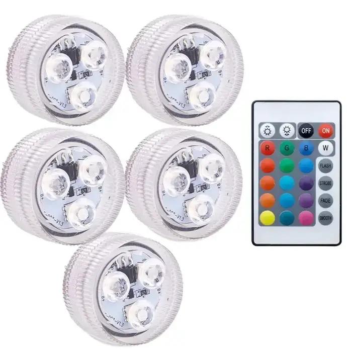 Lampes sous-marines LED à piles