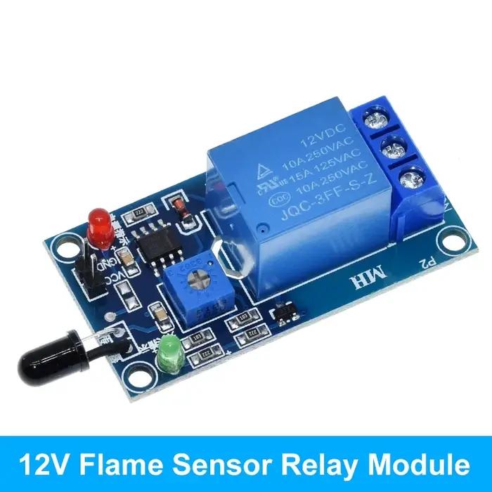 Module de capteur de détection de flamme infrarouge IR 1 canal 5V 12V