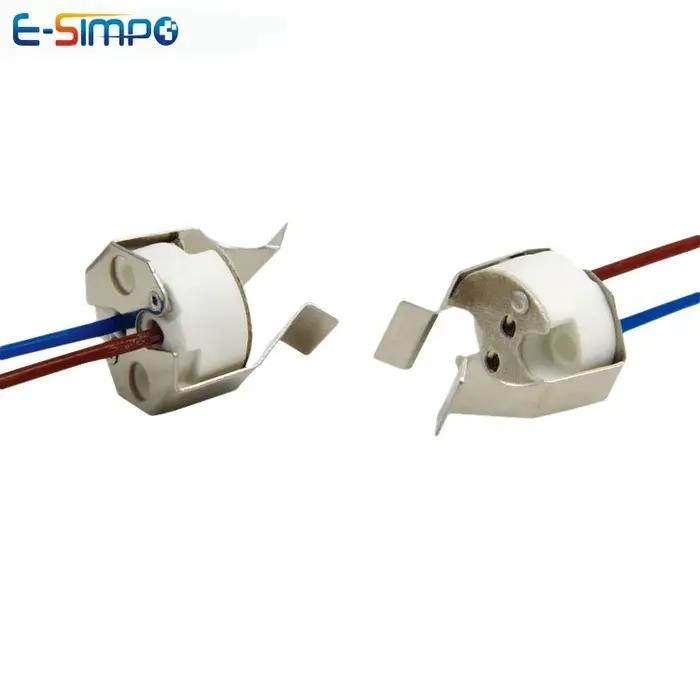 Base bi-pin G4 G6.35 GY6.35 GX5.3 MR16 GZ4 MR11 GU5.3 G5.3 M10 0.75mm