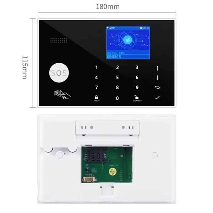 Sirène à énergie solaire Tuya App Wifi GSM système d'alarme maison sans fil sécurité antivol Kit