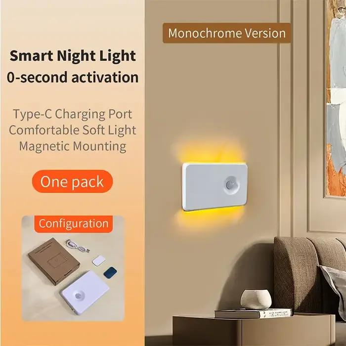 Lumières d'escalier capteur de mouvement intérieur Rechargeable veilleuse sans fil sous armoire écla