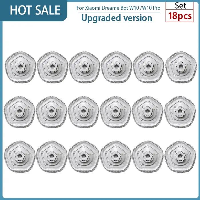 Pièces de Rechange pour Aspirateur Robot Xiaomi Dreame W10 W10 Pro Accessoires Aspirateur Nettoyage Haute Qualité Gris Clair Foncé Lavande Orange Vert Armée Jaune Clair Kaki Foncé Prune Vert Clair