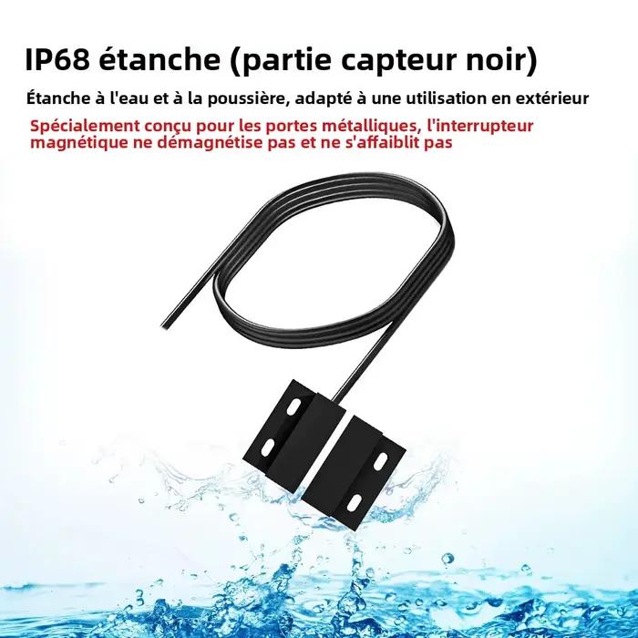 Tuya WIFI capteur magnétique de fenêtre de porte intelligente alarme de sécurité détecteur ouvert fermé