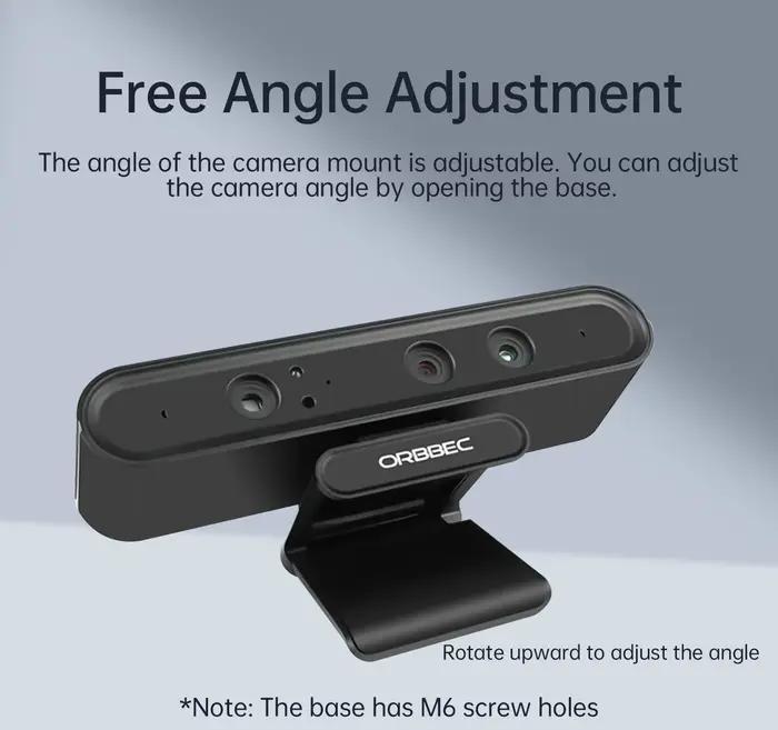 ORBBEC Astra Pro caméra de profondeur 3D portée 0.6-8M pour le développement de drones robotiques AI reconnaissance faciale avec ROS1 et ROS2