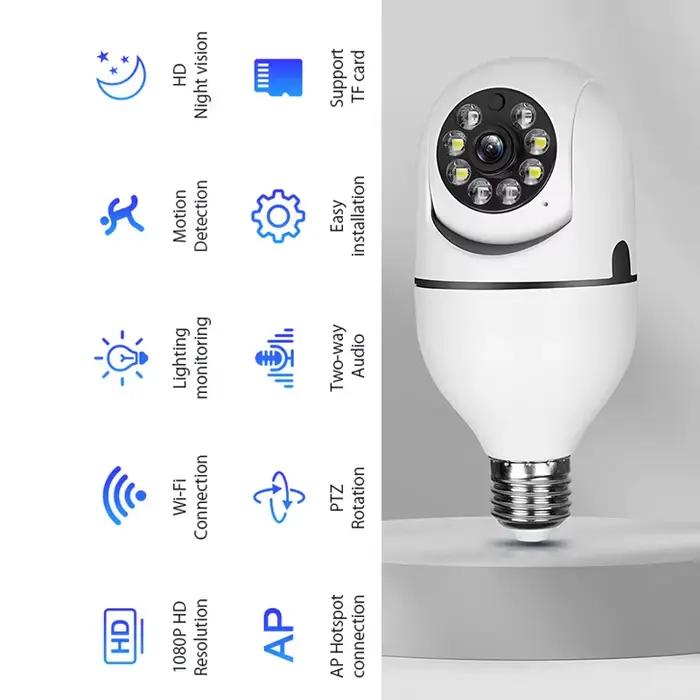Caméra de sécurité 4K FullHD WiFi avec détection de mouvement
