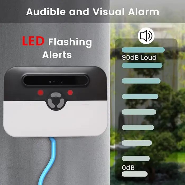 Alarme de niveau d'eau WiFi intelligente avec alertes d'application mobiles