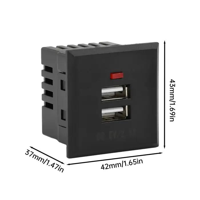 5V 2.1A double prise de courant USB intégré chargeur de téléphone portable
