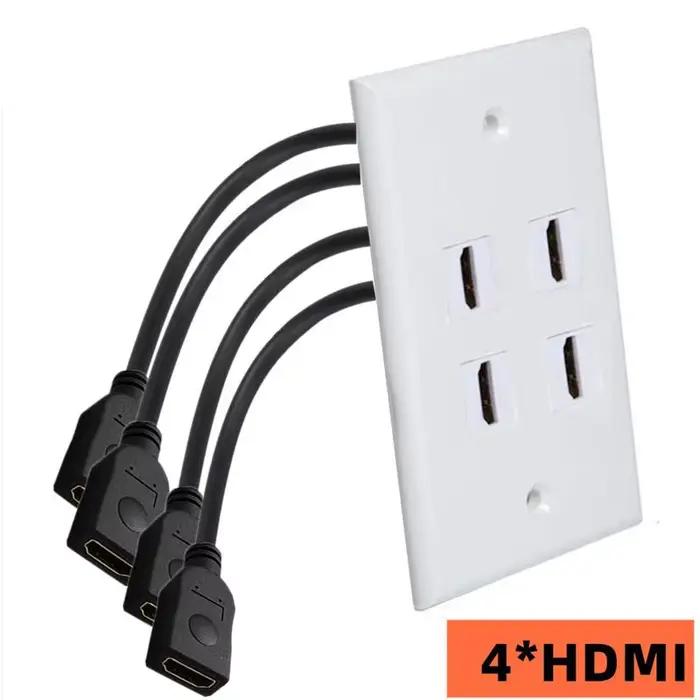 Panneau de prise femelle à femelle Compatible HDMI