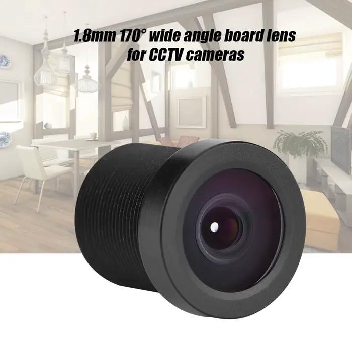Objectif de sécurité CCTV grand angle, 1.8mm, grand angle 170 °, objectif de carte IR 1MP pour camér