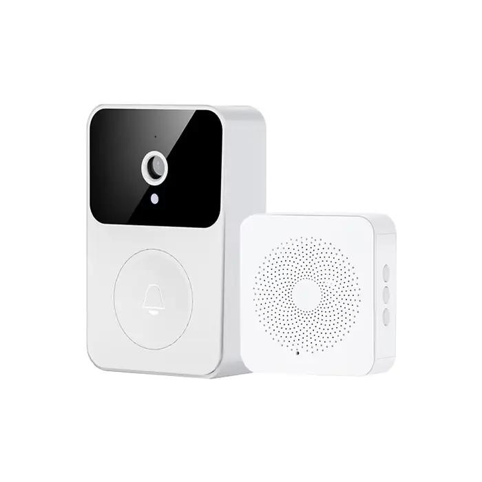 Sonnette connectée WiFi 2.4G avec interphone visuel pour application smartphone, changement de voix