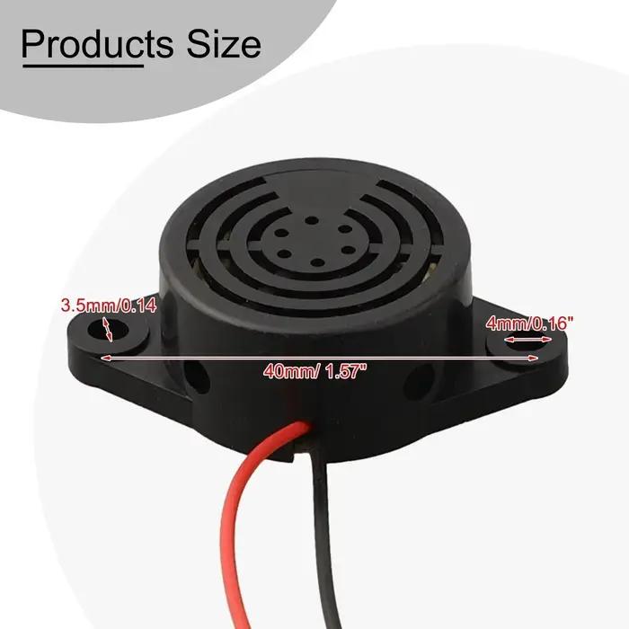 5/10 pièces DC 12V 95DB alarme décibel élevé DC 3-24V