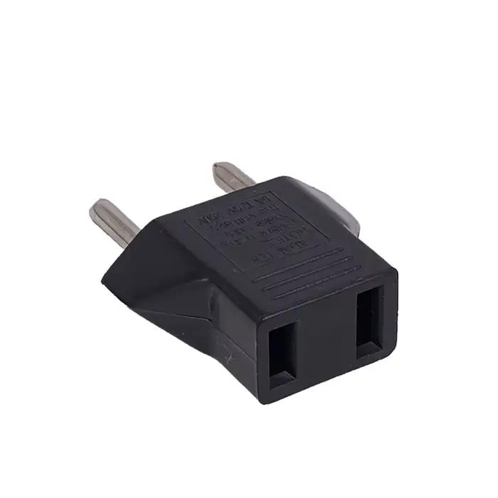 Adaptateur de prise US vers EU CN, 1 pièce, adaptateur de voyage chinois vers Euro EU, convertisseur