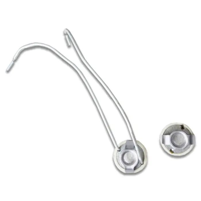 Support fixe de lampe à prise directe haute tension en céramique avec raccords de tête de lampe, GU1