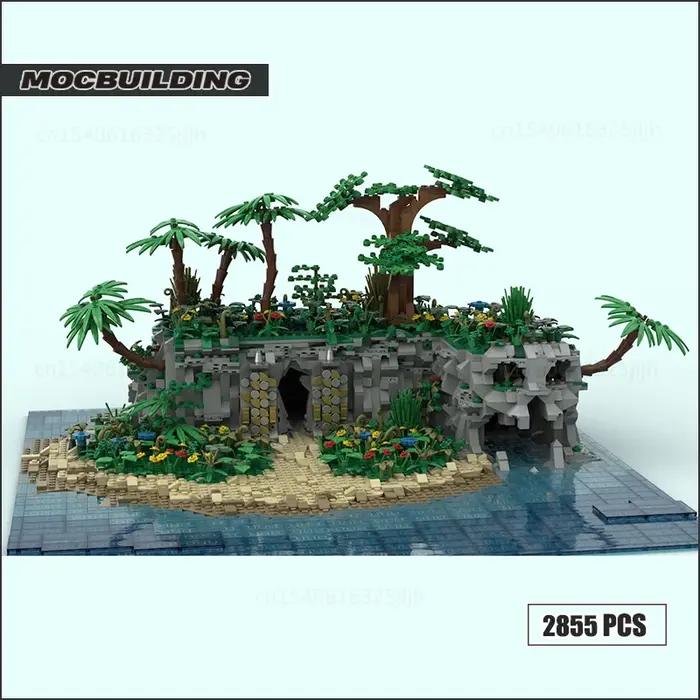 Décennie s de construction de l'île Moc