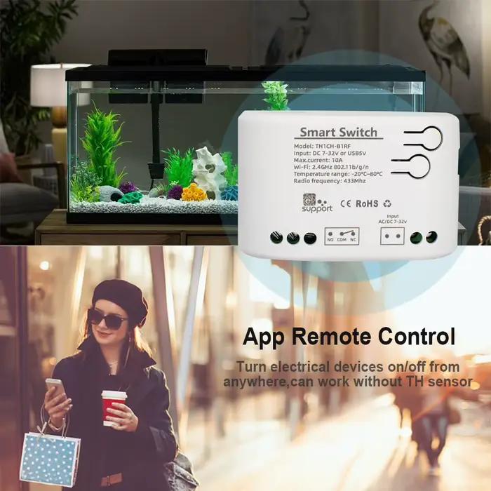 EWelink commutateur intelligent TH16 10A Thermostat surveillance de la température