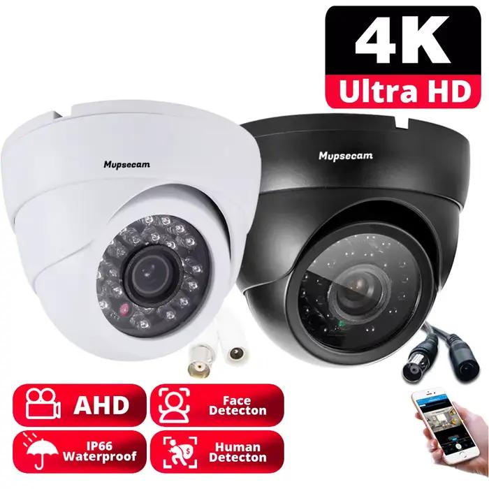 4K CCTV sécurité dôme analogique caméra BNC extérieur étanche détection de visage AHD DVR