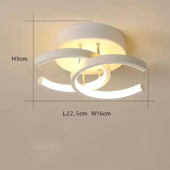 Couloir lumière moderne créatif allée Design hôtel plafonnier lampe balcon