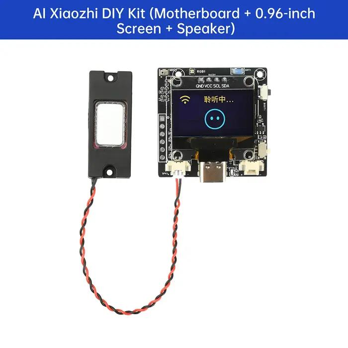 Module d'assistant vocal intelligent ESP32-C3 avec écran OLED 0.96 pouces pour projets de robotique et développement avancé en électronique