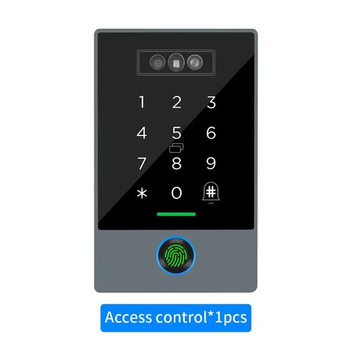 K3D TTLOCK WiFi vidéo sonnette interphone IP67 étanche RFID carte/empreintes digitales/Reconnaissance faciale/Palm Vien/PIN contrôle d'accès