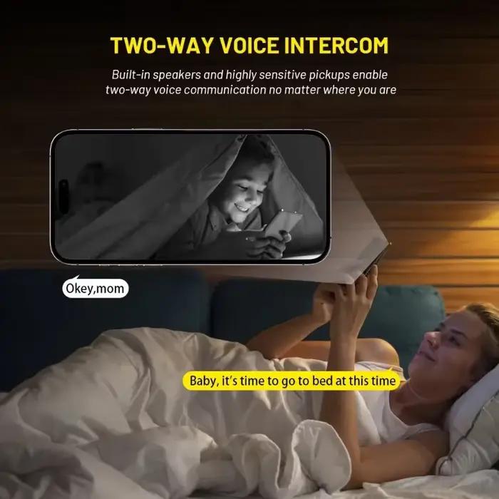 Caméra IP WiFi Miniature Intelligente Lenovo avec Suivi Automatique 1080P Vision Nocturne Complète Sécurité Sans Fil Vidéosurveillance Vidéo Bébé Occasions Spéciales