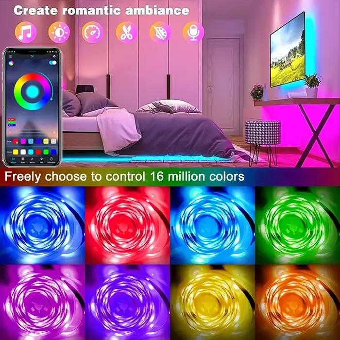 Bande lumineuse LED USB flexible pour la décoration de la chambre
