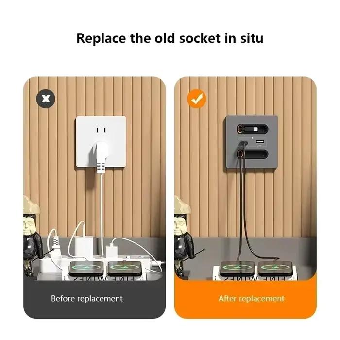 Prise intelligente universelle avec ligne de Charge 20W