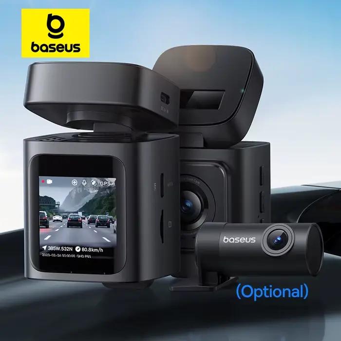 Baseus 3K Dash Cam VD1 caméra avant et arrière HD GPS intégré Galileo supercondensateur voiture DVR