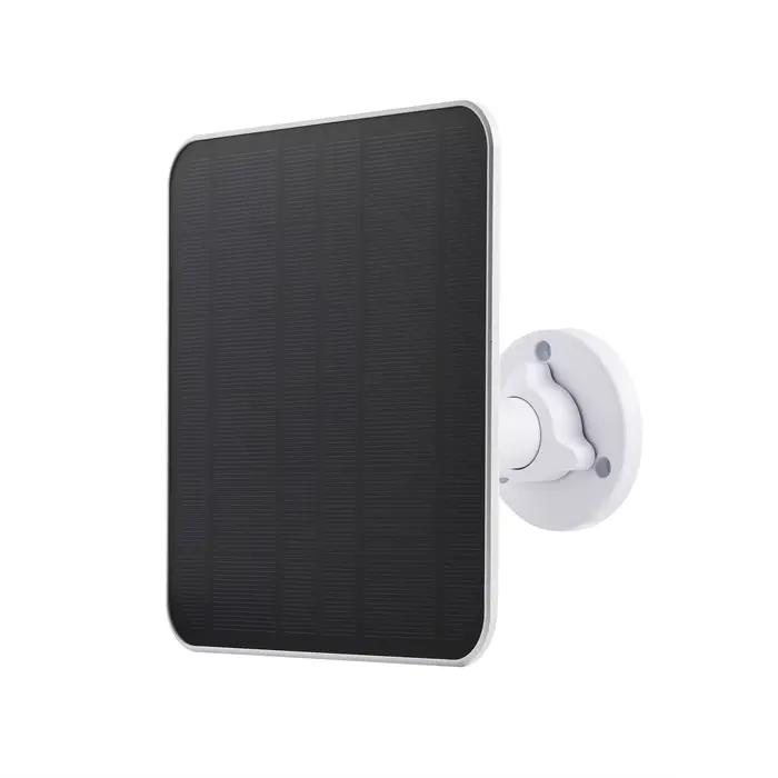 Panneau solaire 5W pour caméra de sécurité USB-C/DC/Micro USB, chargeur de panneau solaire pour camé