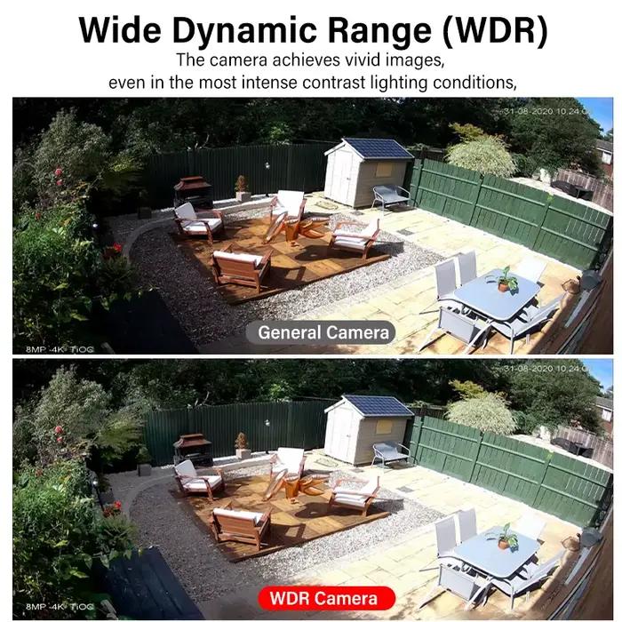 Dahua Original extérieur 8MP 4MP caméra IP IP67 IK10 Protection IR Surveillance de sécurité avec micro PoE détection humaine HDBW2841E-S