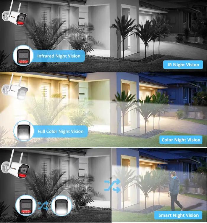 4K 8MP caméra IP extérieure WiFi