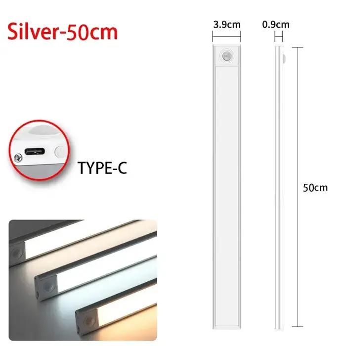 LED capteur de mouvement lumière veilleuse sans fil USB sous armoire