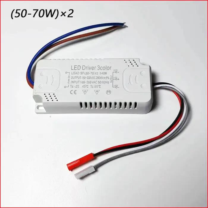 Driver LED 3 couleurs 40-60W×2/60-80W×2 pour bande LED à courant constant