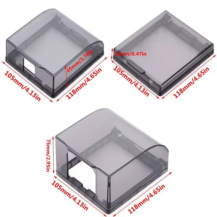 Boîte étanche auto-arina pour prise murale, couvercle de prise électrique, couvercle de protection pour interrupteur mural, boîte anti-éclaboussures, type 86, 1 PC