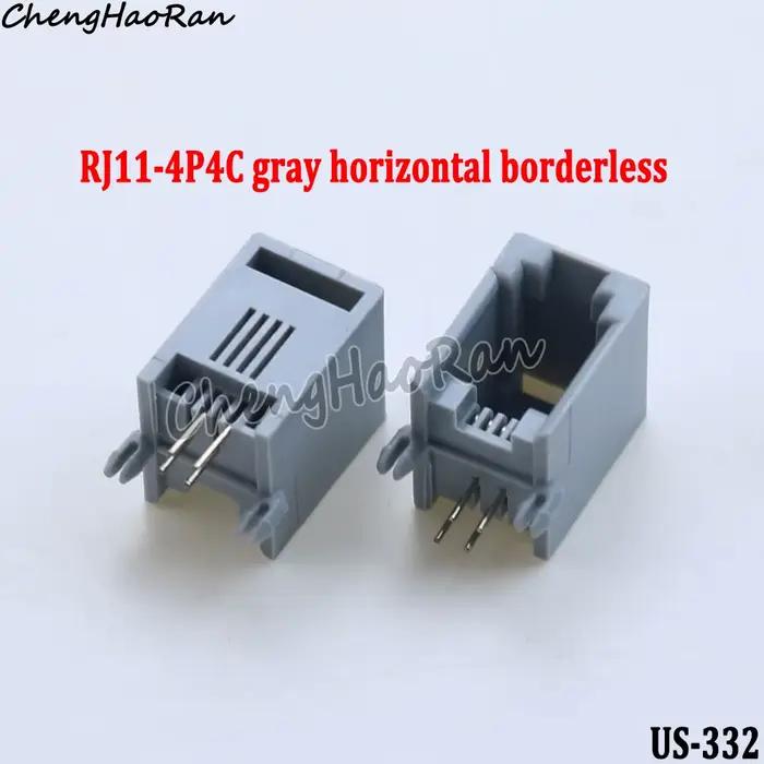 Connecteur de prise téléphonique RJ45, RJ12, RJ11, 4P4C, 6P2C, 6P4C, 6P6C, 8P8C, prise femelle, ordi