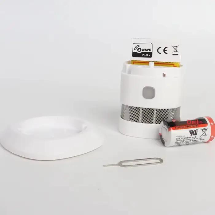 Détecteur de fumée HEIMAN Zigbee pour sécurité future de maison intelligente avec auto-test et alarme sonore puissante pour protection constante