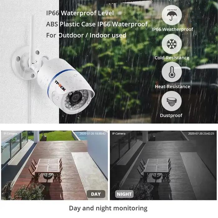 4MP 1080P caméra IP extérieure WiFi